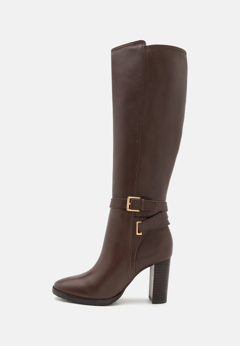 Lauren Ralph Lauren MANCHESTER TALL BOOT High heeled boots chestnut