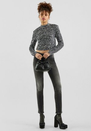 CATIE - Jeans Slim Fit - anthrazit