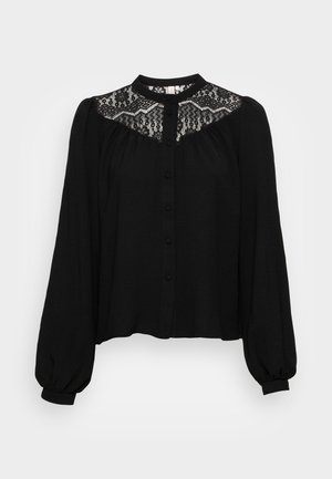 ONLY Tall ONLMETTE MIX BUTTON - Πουκαμίσα με κουμπιά - black