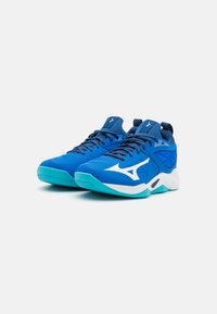 Mizuno WAVE DIMENSION - Scarpe da pallavolo - mugen blue/white/estate blue