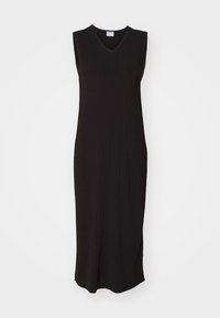VNECK DRESS - Abito in maglia - dark oak