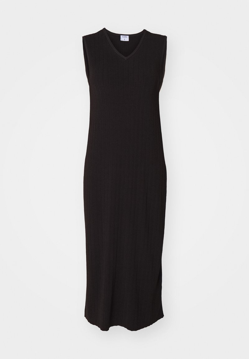 Filippa K Gebreide jurk donkerbruin Filippa K Gebreide jurk donkerbruin