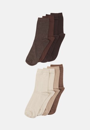 8 PACK  - Socks - brown/dark brown