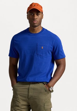 JERSEY POCKET T-SHIRT - T-shirt - bas - blue saturn