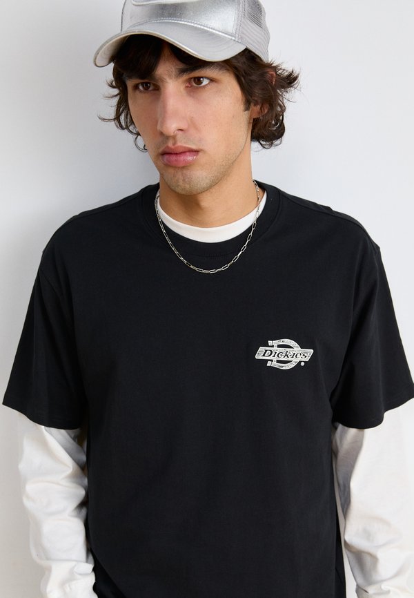 WOOD LOGO TEE - Print T-shirt4