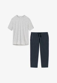 Selected, blau gestreift   grau