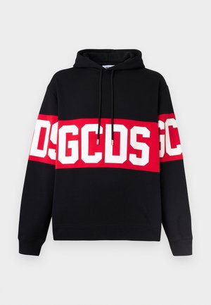 CAPSULE LOGO BAND LOGO HOODIE - Φούτερ με κουκούλα - black/red