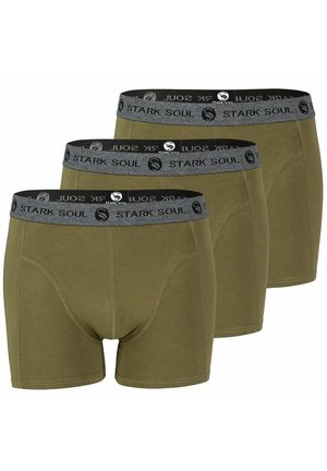 Stark Soul RETRO 3'ER PACK - Boxer aderenti - khaki