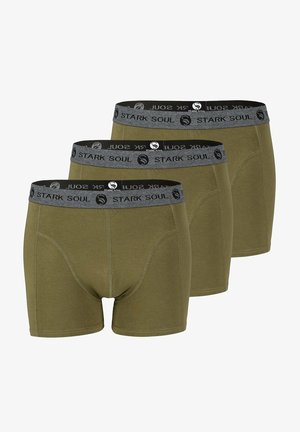 Stark Soul RETRO 3'ER PACK - Trunks - khaki