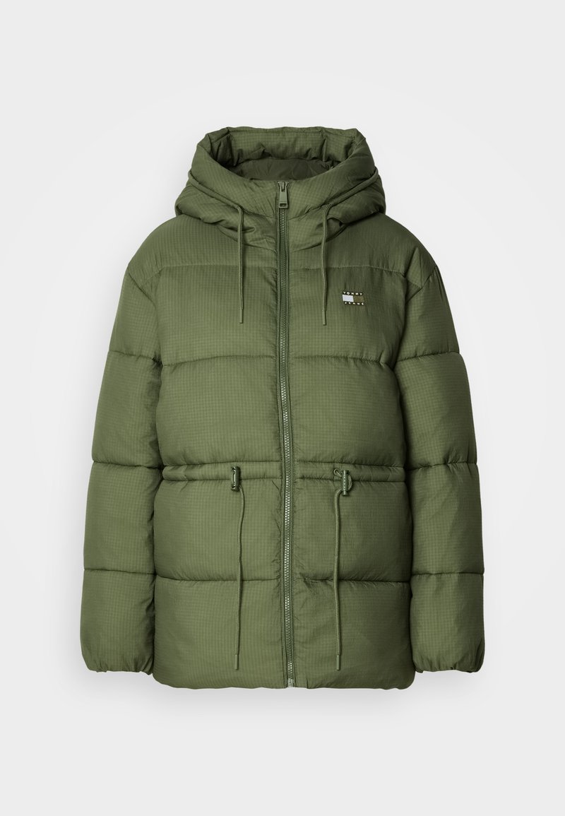 Tommy Jeans Wintermantel groen