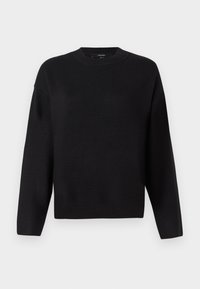 VMSILJE O-NECK BOXY - Stickad tröja - black