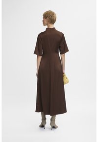 Gestuz HARPERGZ KNOT LONG DRESS - Velika haljina - dark brown