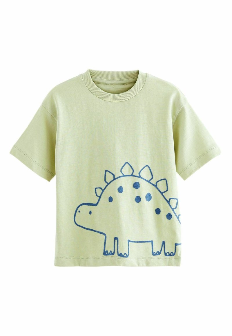 Next SHORT SLEEVE CHARACTER - T-shirts print - lime green dinosaur