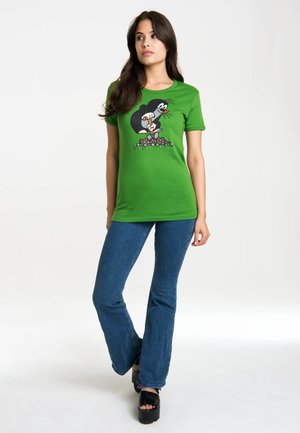 Sesamstrasse - Ernie und Bert - Mond - T-Shirt Print - Damen | logoshirt