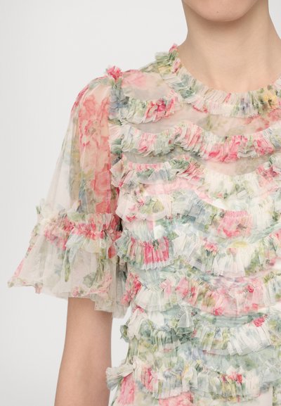Needle & Thread FLORAL ROMANCE ROUND NECK BALLERINA DRESS - Festklänning - moonshine