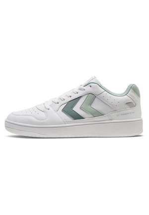 Hummel ST POWER PLAY WMNS - Sneakers laag - white/erayish green