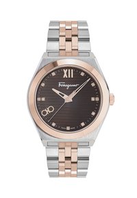 Unselected, silve rosegold coloured and black