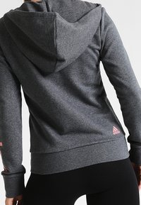 adidas Performance Felpa con zip - dark grey