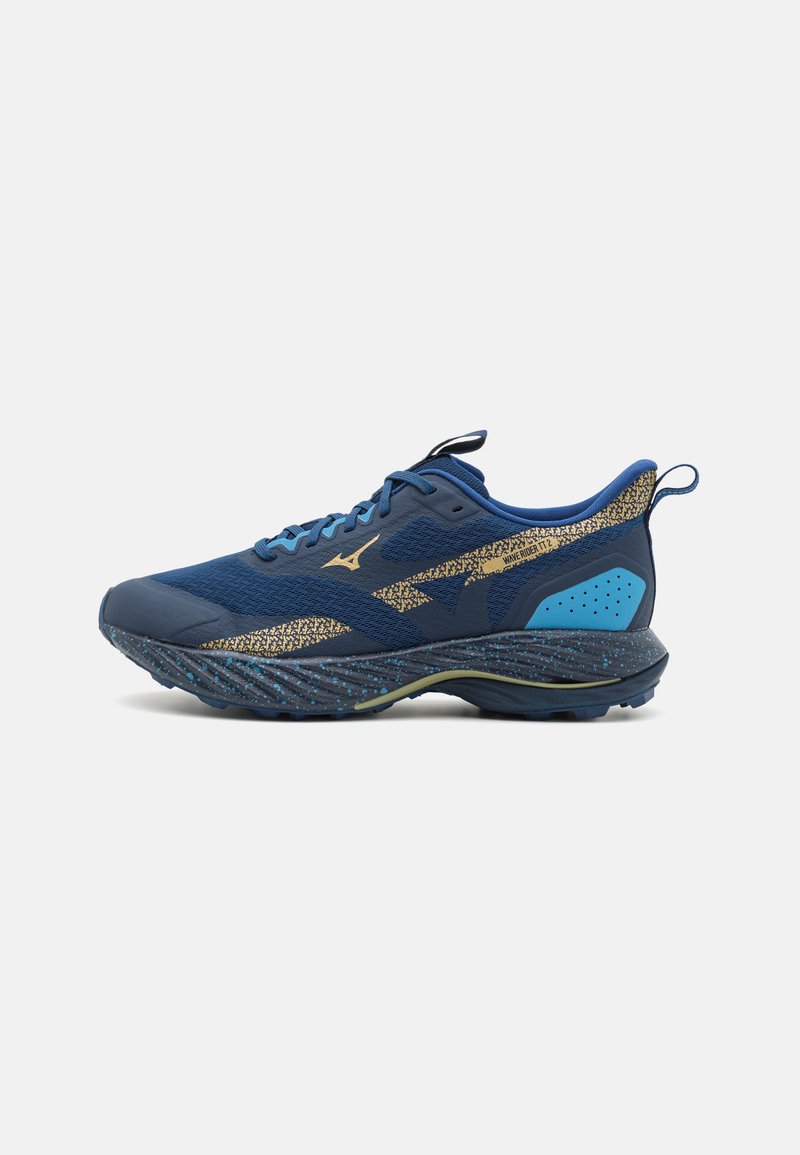 Mizuno WAVE RIDER TT 2 - Scarpe da trail running - estate blue/gloden halo/parisian blue
