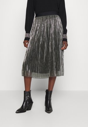 Falda acampanada - mottled dark grey