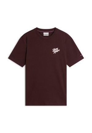 Tommy Hilfiger, GRAPHIC TEE - T-shirt imprimé - chocolate