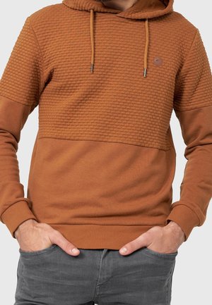 Kapuzenpullover - mottled brown
