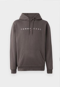 LINEAR LOGO HOODIE - Sweatshirt - black walnut