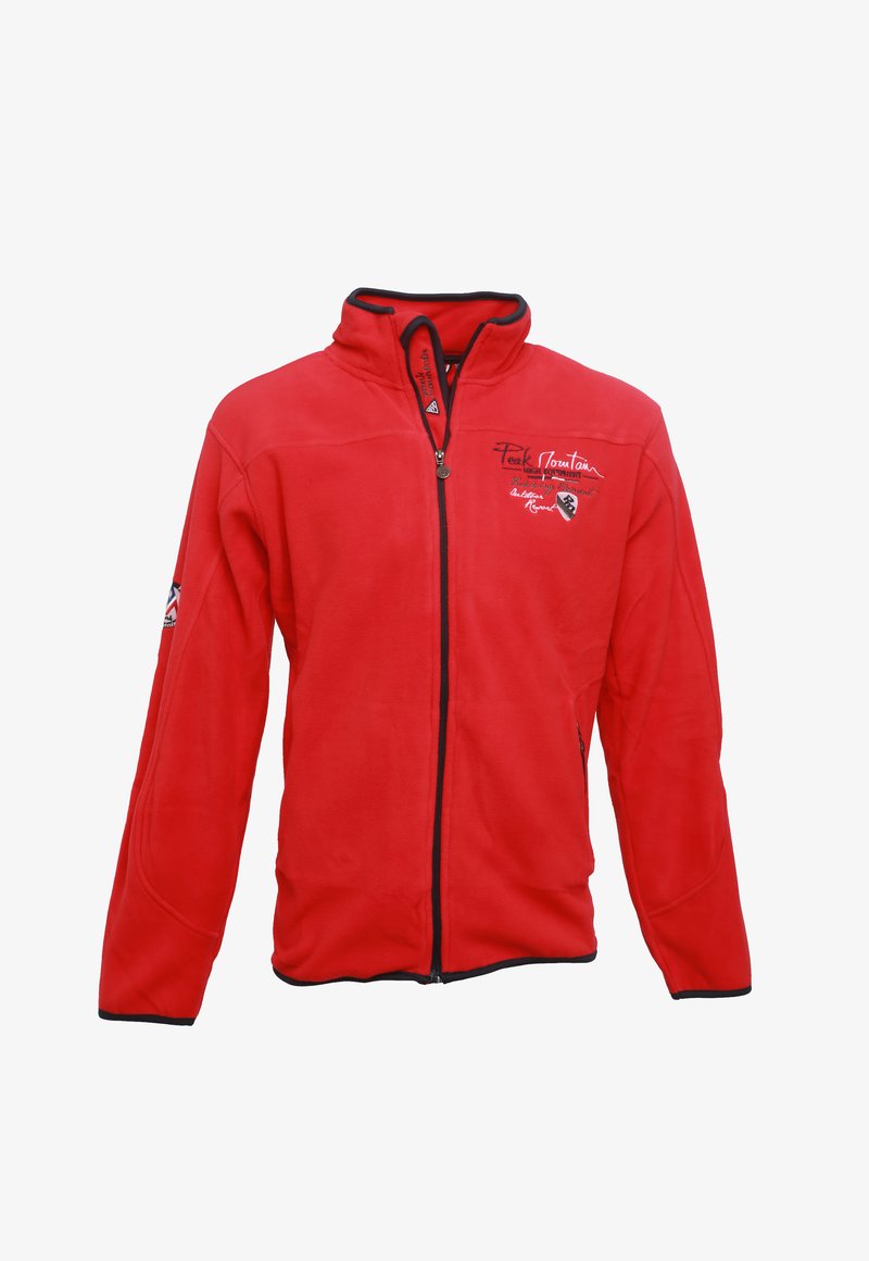 Peak Mountain Fleecejakke - red