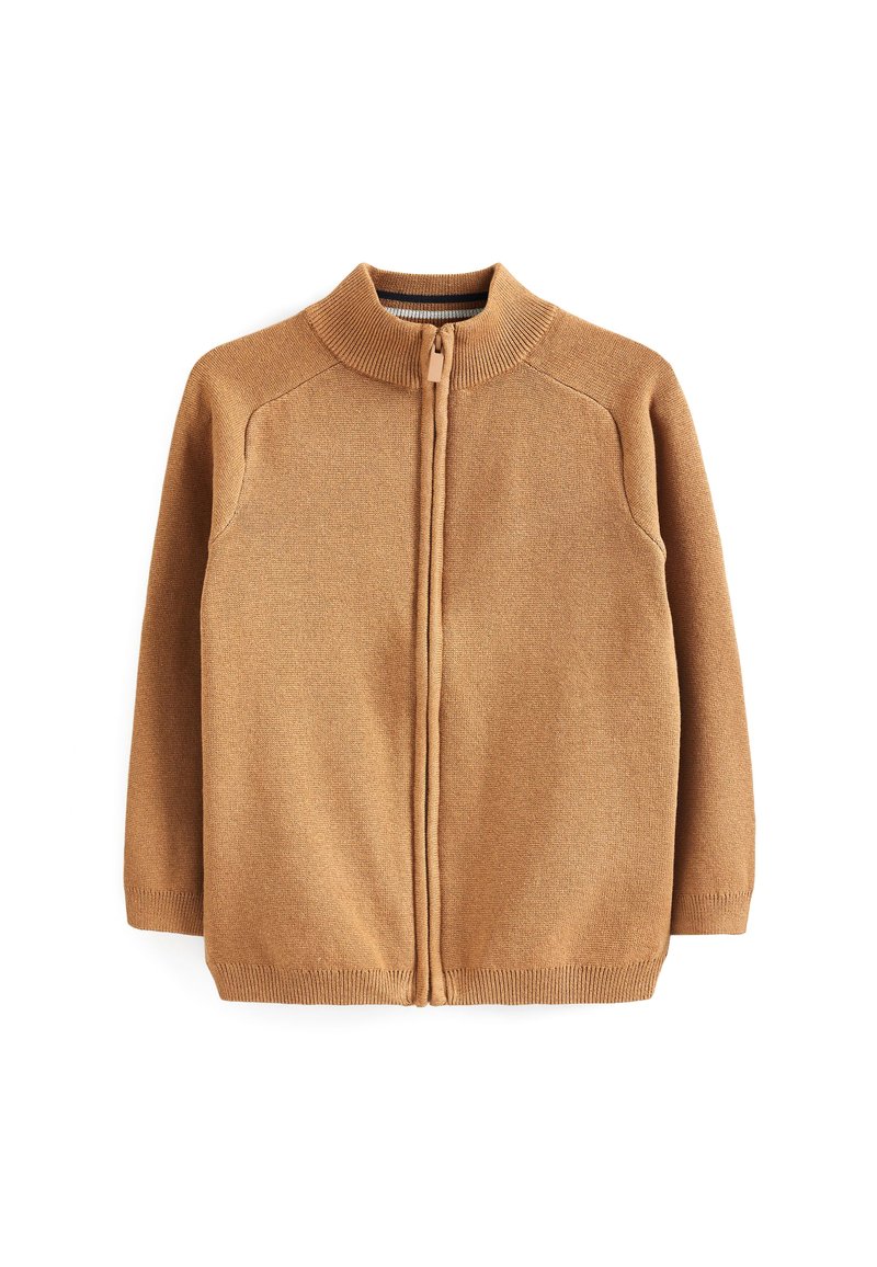 Next ZIP THROUGH - Poloshirt - light brown