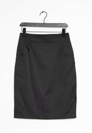 Mango Jupe crayon - black