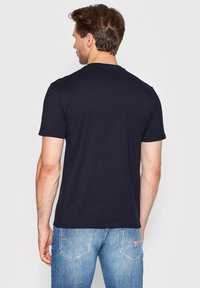 Guess KURZARM - Tricou basic - dunkelblau