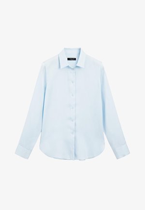 Massimo Dutti FLOWING LONG SLEEVE - Blus - blue