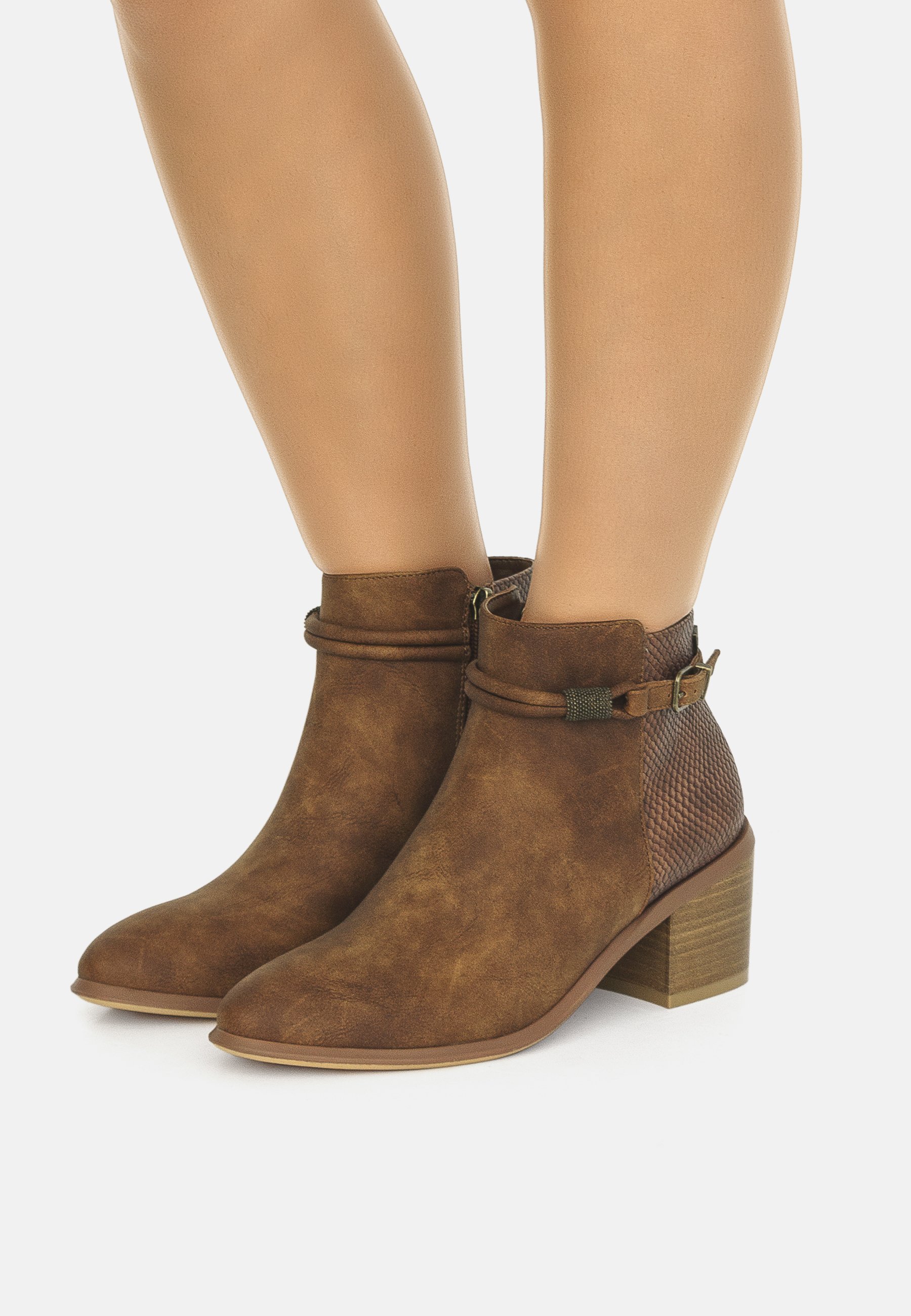 Maria Mare Botines cuero/marrón - Zalando.es