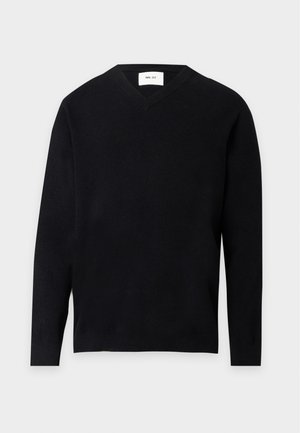 NN.07, DANNY V NECK - Pullover - black
