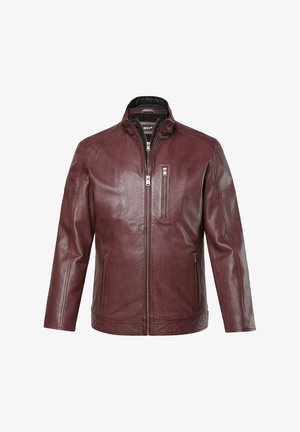 Men Plus, - Kurtka skórzana