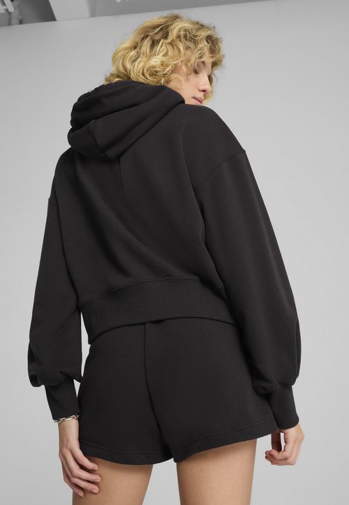 PUMA WARDROBE ESS RELAXED FIT - Hoodie - black — photo 5