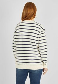 JoJo Maman Bébé STRIPE MATERNITY NURSING MATERNITY - Mikina - cream