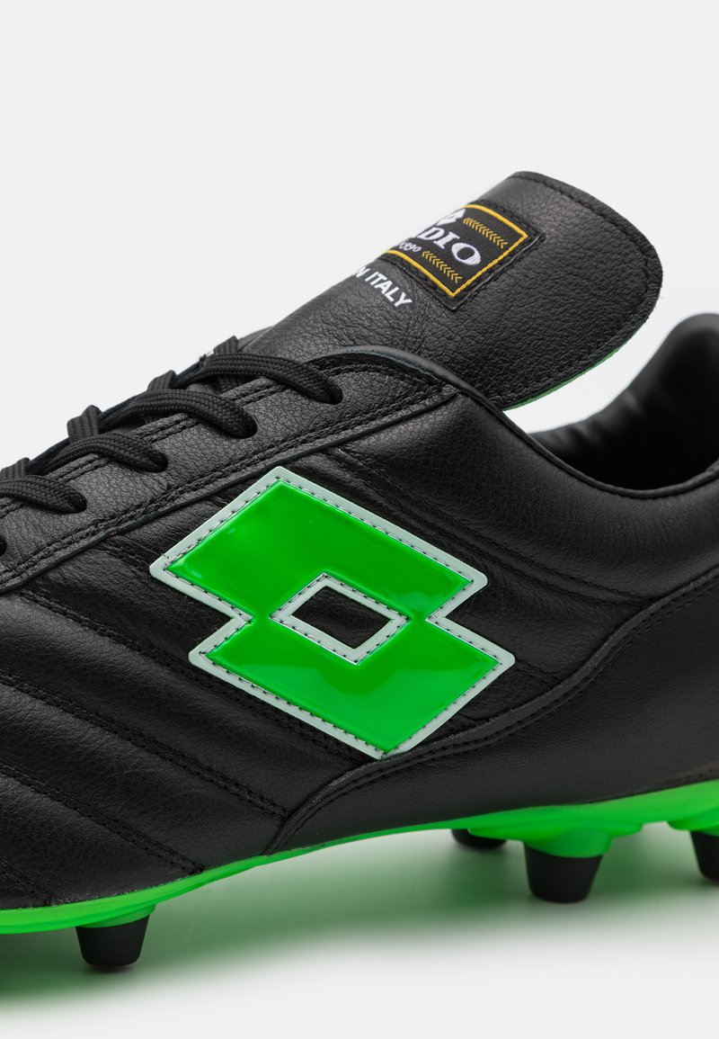 Lotto STADIO OG FG - Botas de con tacos - all black/spring green/negro - Zalando.es