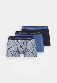 GANT PAISLEY TRUNK 3 PACK - Uske bokserice - evening blue