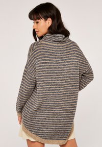 Apricot HIGH NECK STRIPE - Maglione - grey