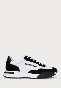 PS275 SUEDE PANELED SNEAKER - Sneakers basse - black/white
