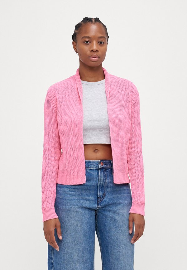 VMLUX OPEN CARDIGAN - Strickjacke - bonbon