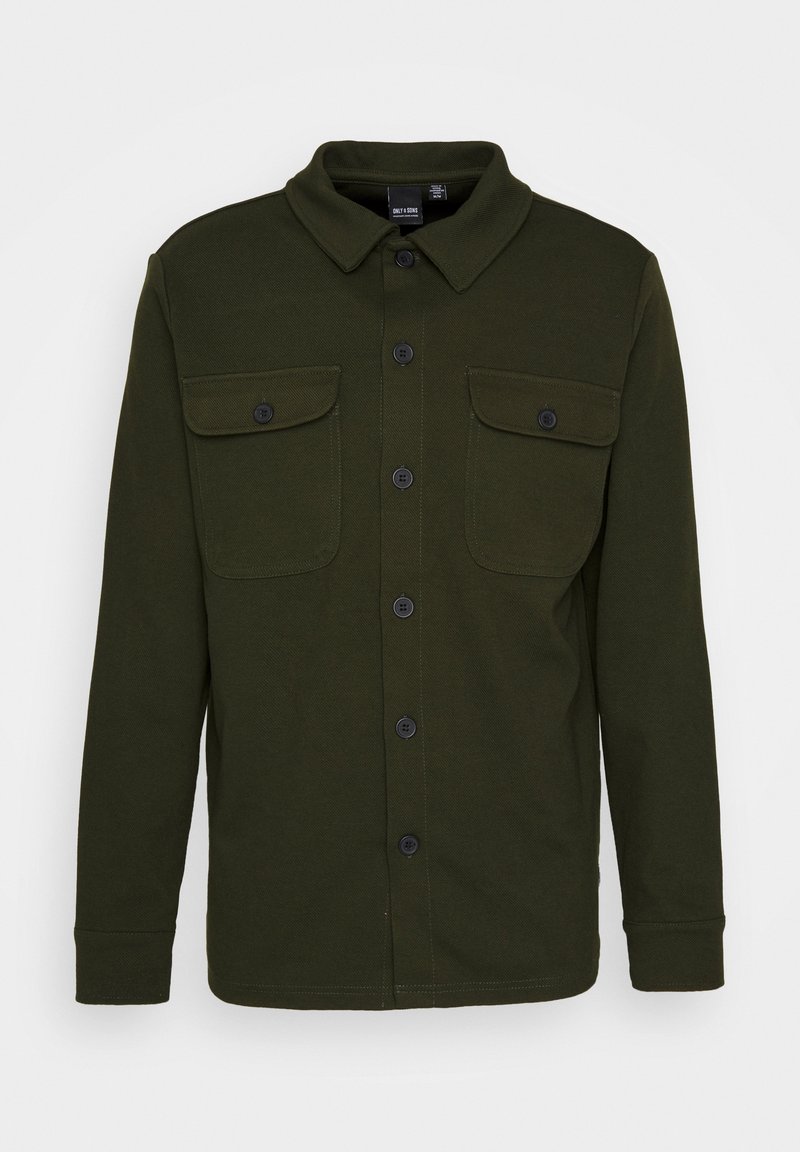 Only & Sons Jas donkergroen