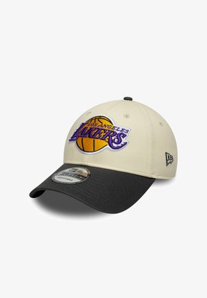 New Era, NBA COLOURBLOCK 9FORTY® - Gorra - los angeles lakers beige