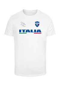 ITALIA TRIKOT - Potiskana majica - white