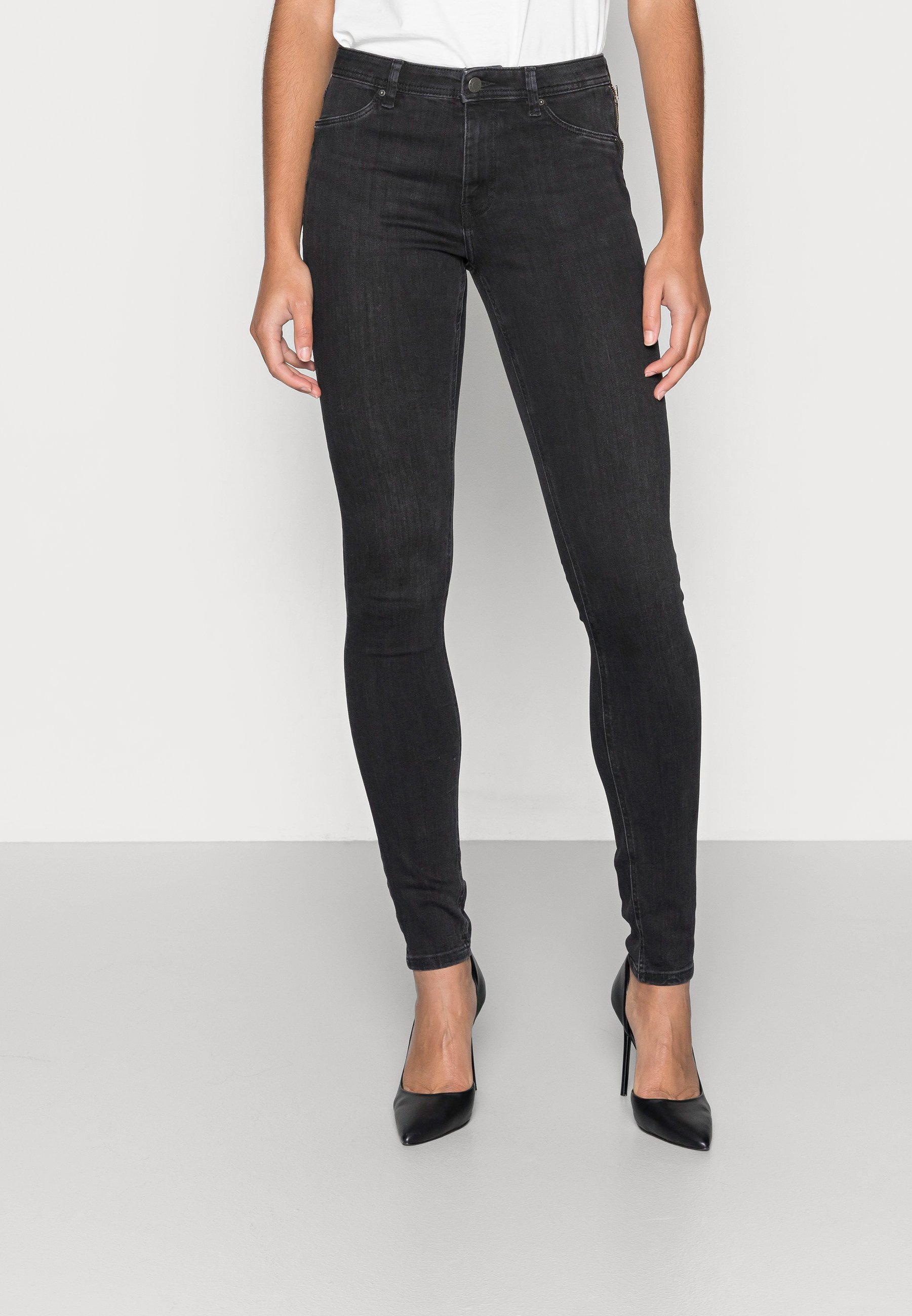 Esprit Jeggings - black dark wash/nero denim - Zalando.it