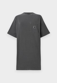 NELSON GRAND - T-shirt basic - graphite garment dyed