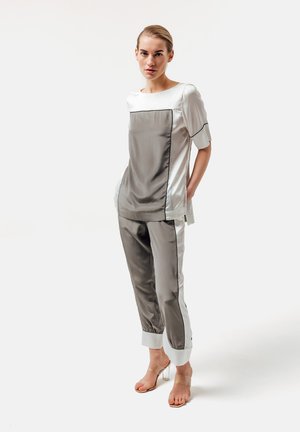 KAJA - Blouse - grau offwhite
