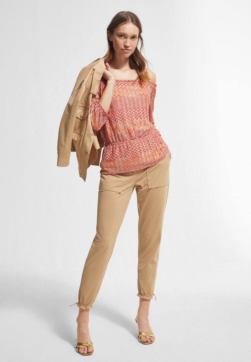Damen Strickjacken | comma Strickpullover coral zic zac knit/lachs - DD97638 Damen Strickjacken | comma Strickpullover coral zic zac knit/lachs - DD97638