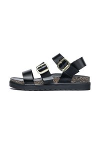 Yokono TUNEZ - Sandalen met plateauzool - black